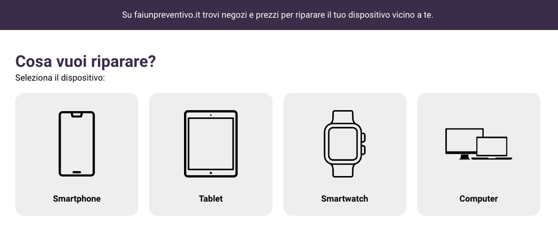 scopri riparare faiunpreventivo.it