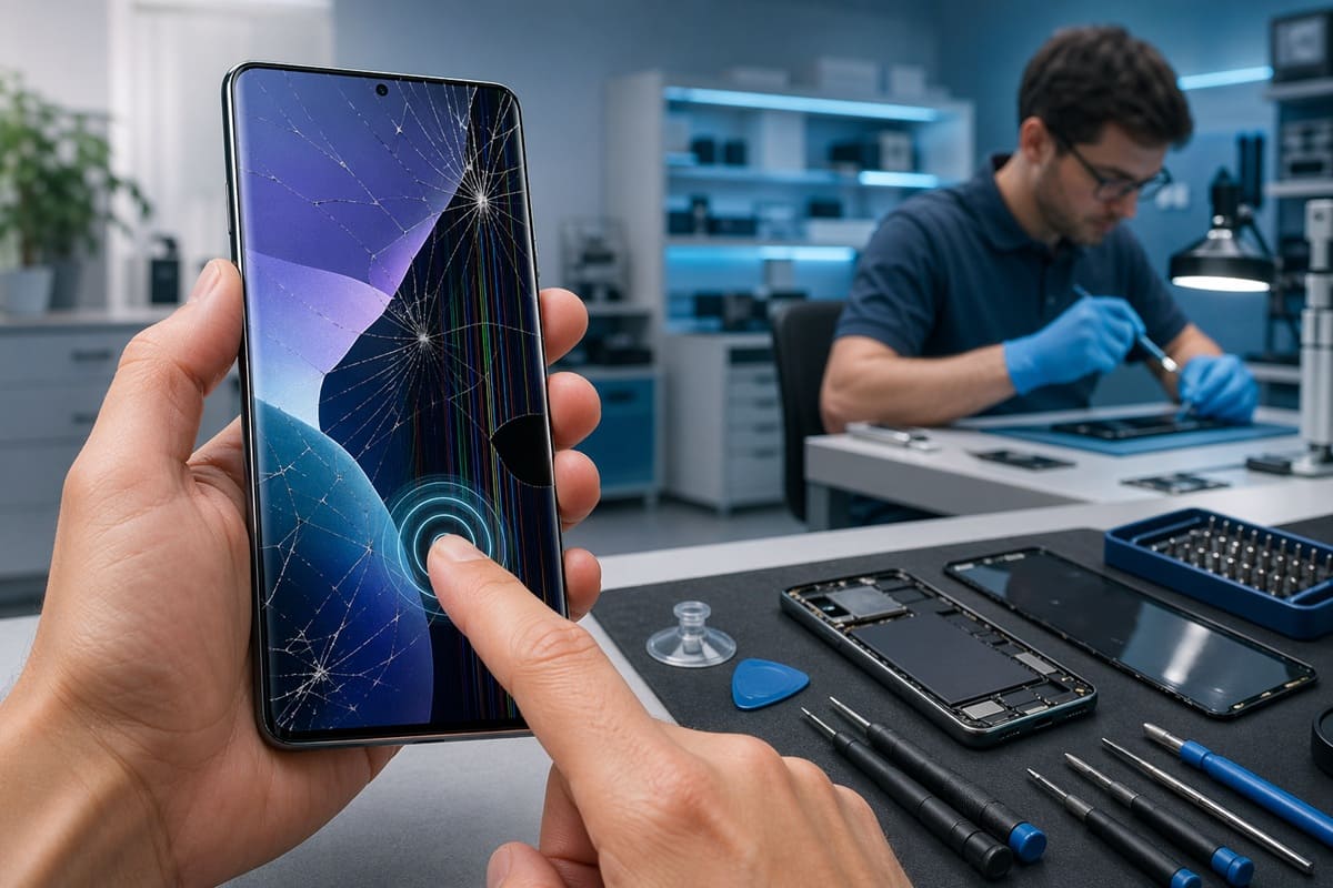riparare smartphone samsung rotto