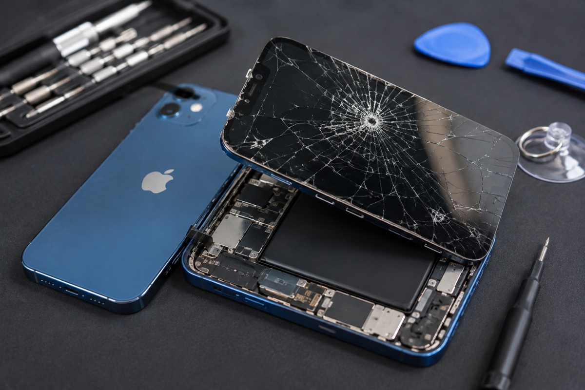 sostituzione vetro iphone rotto
